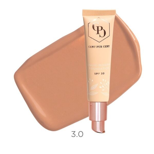 Cent Pur Cent Skystas mineralinis makiažo pagrindas, 3.0, 30 ml. beautoria.lt Cent Pur Cent Skystas mineralinis makiažo pagrindas, 3.0, 30 ml.