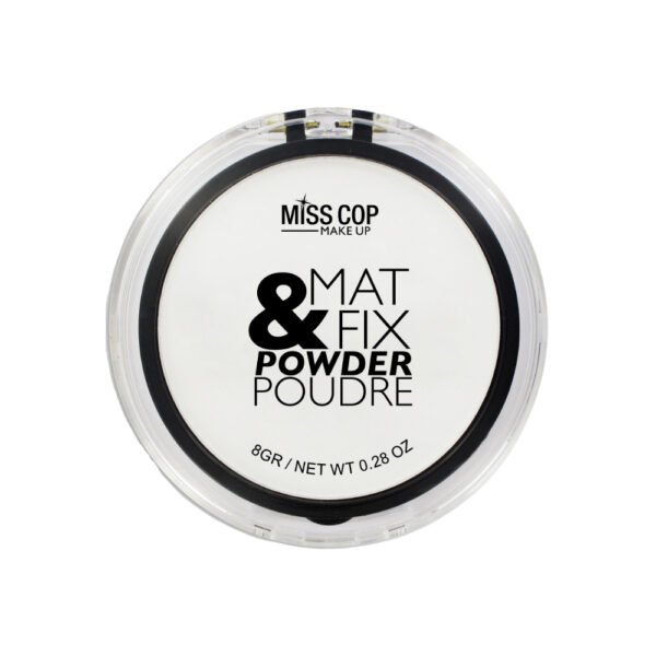 Miss Cop MAT & FIX POWDER fiksuojamoji pudra, 8 g.
