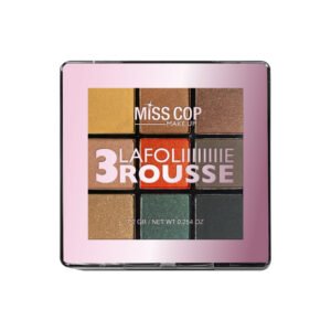 Miss Cop Palette NUANCIER akių šešėlių paletė, 3- Rousse, 7,2 g.