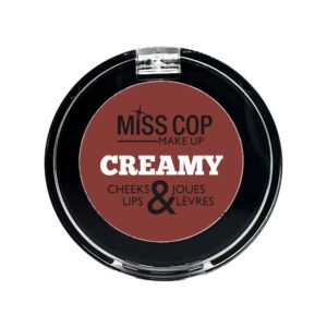 Miss Cop CREAMY joues & lèvres, kreminiai skaistalai, 01- Nude Mood, 3 g.