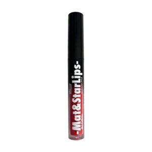 Miss Cop Mat & Star Lips skysti lūpų dažai, 02- Rouge épicé, 3,3 ml.