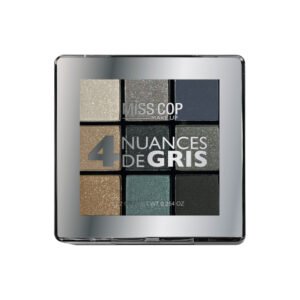 Miss Cop Palette NUANCIER akių šešėlių paletė, 4- Nuances de Gris, 7,2 g.