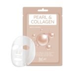 Yu.r Me lakštinė veido kaukė su perlais ir kolagenu, 1 vnt.