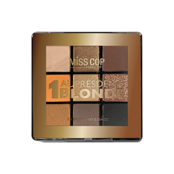 Miss Cop Palette NUANCIER akių šešėlių paletė, 1- Blonde, 7,2 g.
