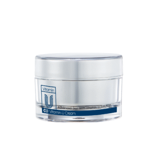 CUSKIN šviesinantis ir raukšles mažinantis veido kremas su vitaminu U, visiems odos tipams, 50 ml