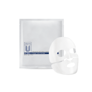 CUSKIN dvigubo poveikio hidrogelio kaukė odos stangrinimui ir švytėjimui, 34g.