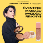 Vizažistės Neringos Čukinienės šventinio įvaizdžio makiažo rinkinys