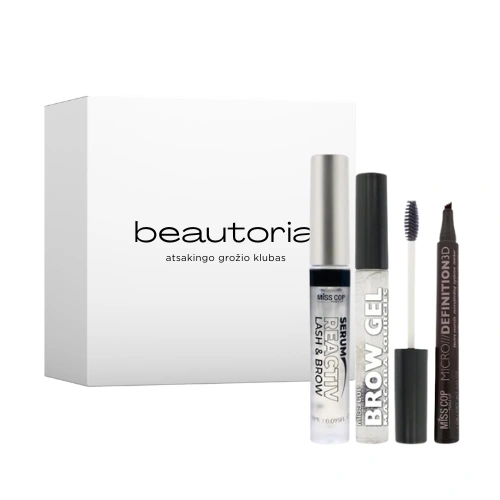 MISS COP Dovanų rinkinys „Perfect Brows & Lashes“ beautoria.lt MISS COP Dovanų rinkinys „Perfect Brows & Lashes“