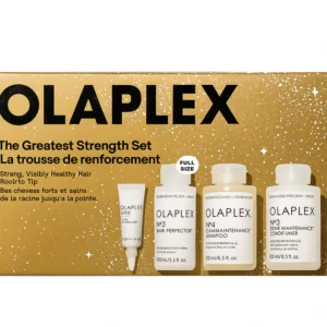 Olaplex The Greatest Strength Set – Kalėdinis plaukų atkūrimo ir stiprinimo rinkinys