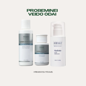 Vyrams – Obagi Medical riebiai, į spuogus linkusiai odai