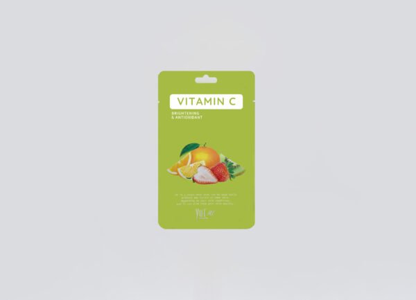 YU.R ME Vitamin C Mask lakštinė veido kaukė su vitaminu C 1vnt 25g beautoria.lt YU.R ME Vitamin C Mask lakštinė veido kaukė su vitaminu C 1vnt 25g