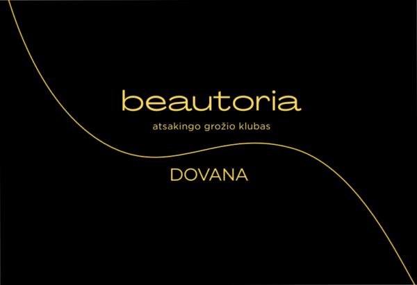 Beautoria dovanų kuponas beautoria.lt Beautoria dovanų kuponas