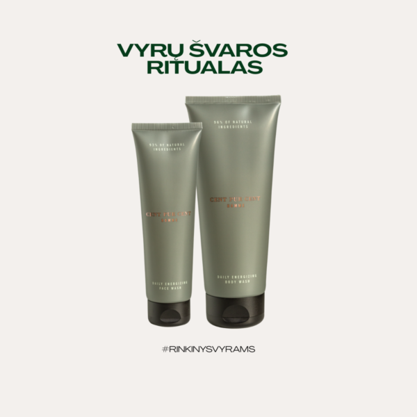 Cent Pur Cent Homme - Švaros ritualas vyrams beautoria.lt Cent Pur Cent Homme - Švaros ritualas vyrams