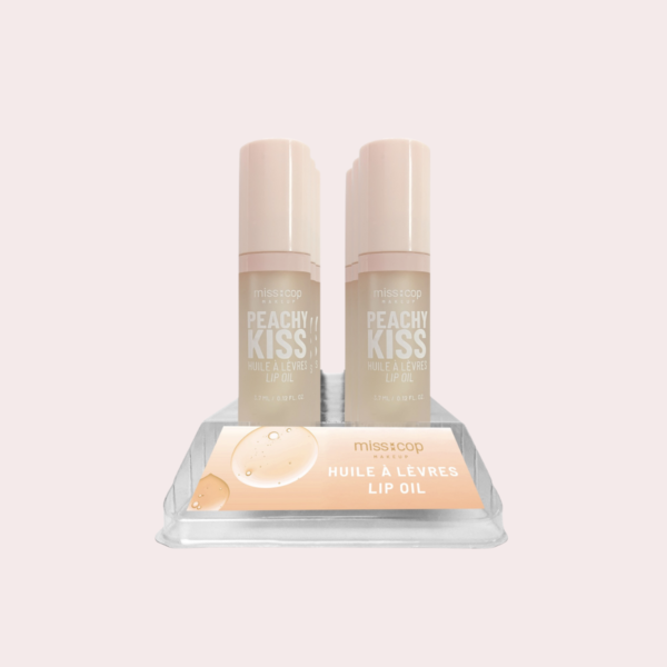 Miss Cop Lip Oil Peachy Kiss – lūpų aliejus 3,7ml beautoria.lt Miss Cop Lip Oil Peachy Kiss – lūpų aliejus 3,7ml