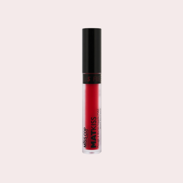 Miss Cop Liquide Mat Kiss – skysti matiniai lūpų dažai, 05 - Fire, 2ml beautoria.lt Miss Cop Liquide Mat Kiss – skysti matiniai lūpų dažai, 05 - Fire, 2ml